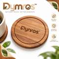Dymros Round Wooden Coaster — view 1