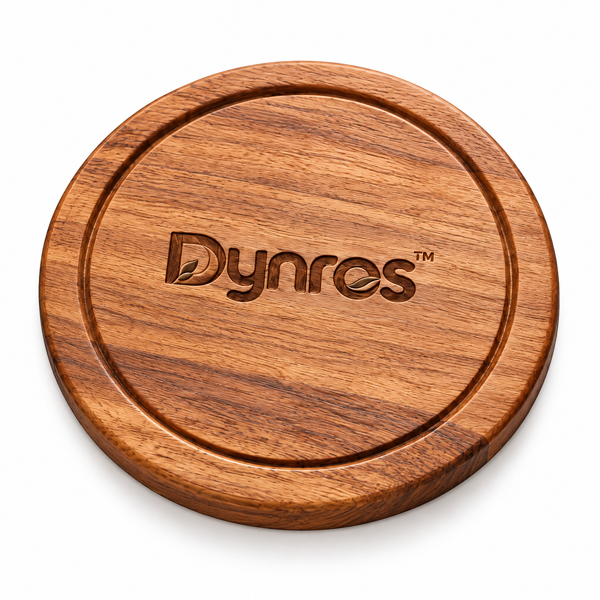 Dymros Round Wooden Coaster — view 3