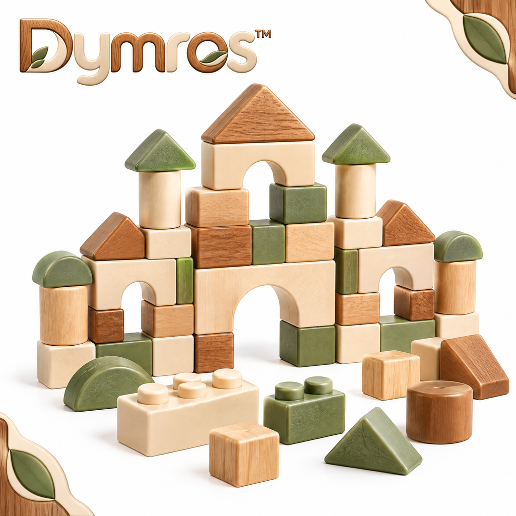Dymros Wooden Building Block Set — view 1