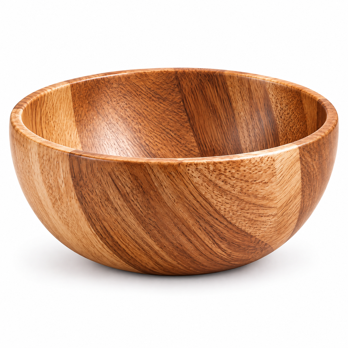 Dymros Natural Wooden Serving Bowl — view 3