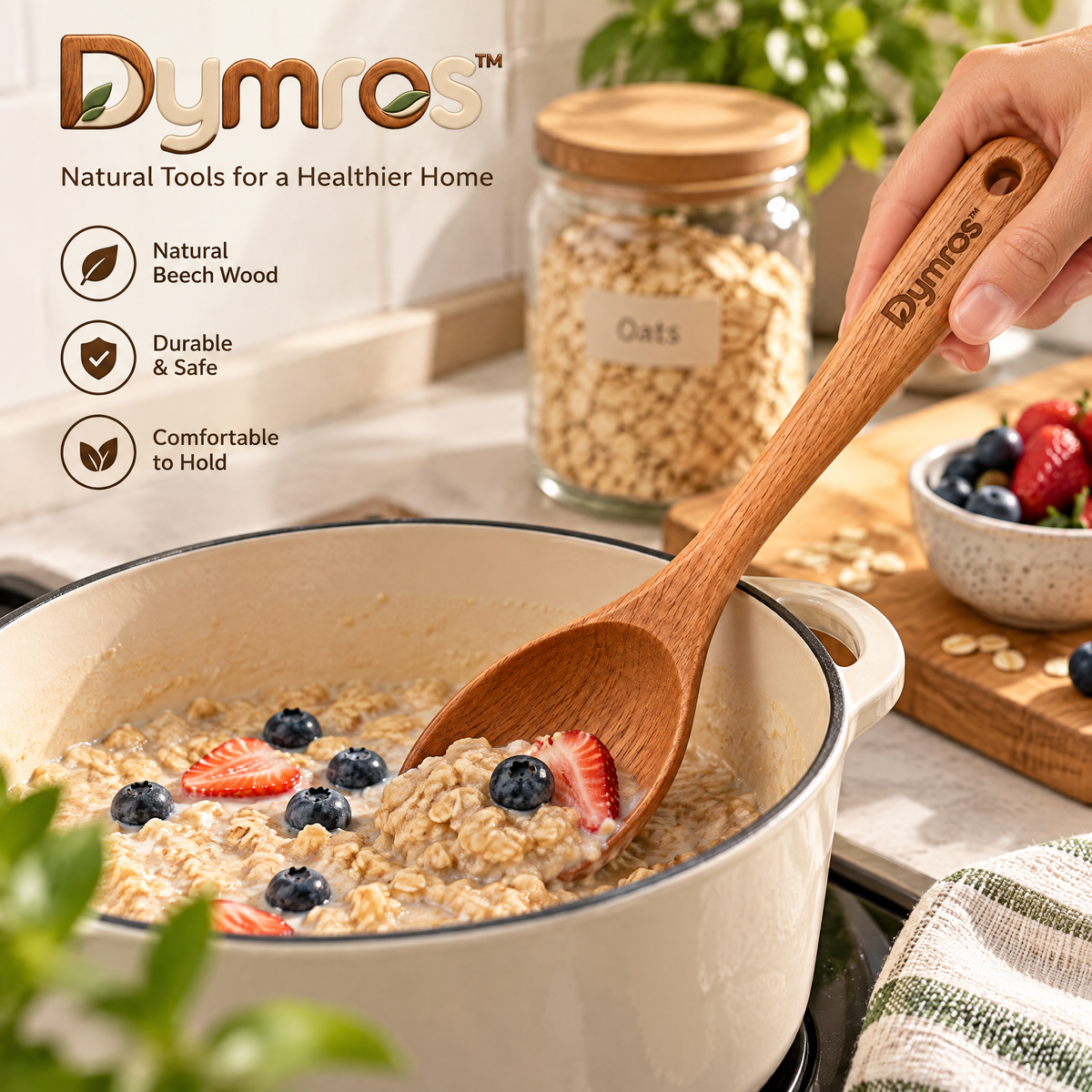 Dymros Wooden Kitchen Spoon — view 3
