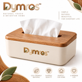 Dymros Wood-Lid Tissue Box — view 1