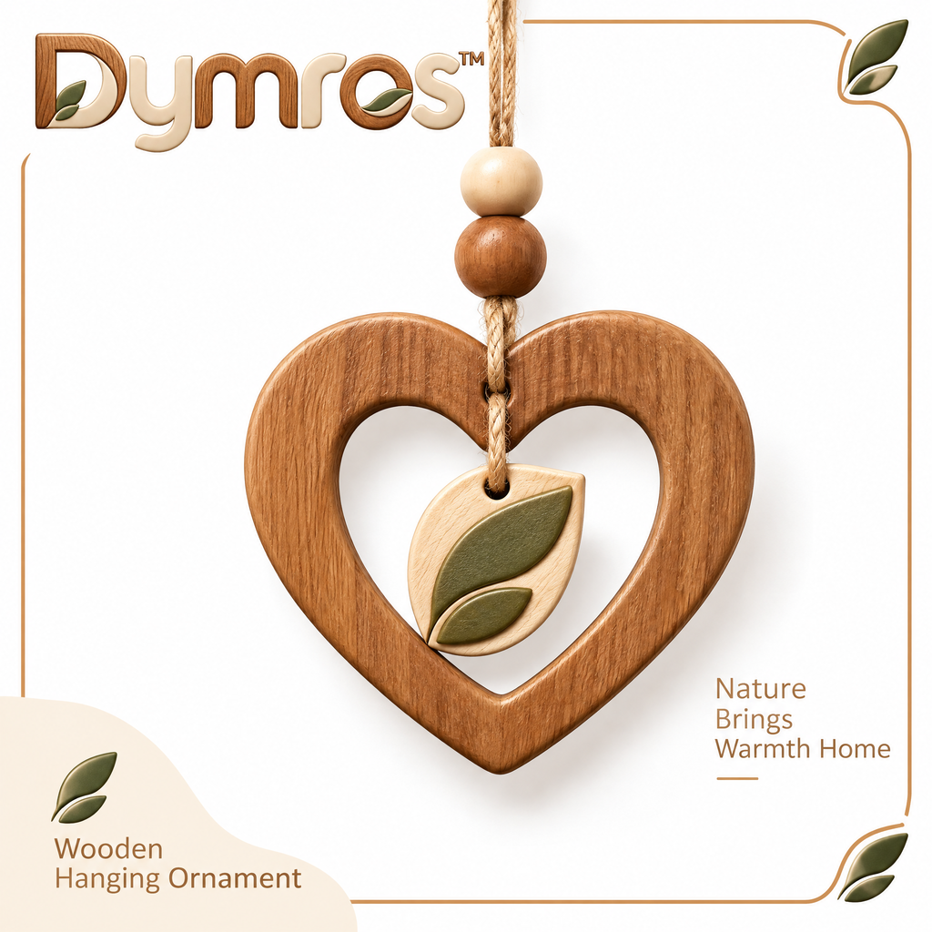 Dymros Wooden Heart Hanging Ornament — view 1